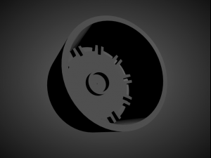 volvo 760 oem scalable and 3d printable rim Model do druku 3D
