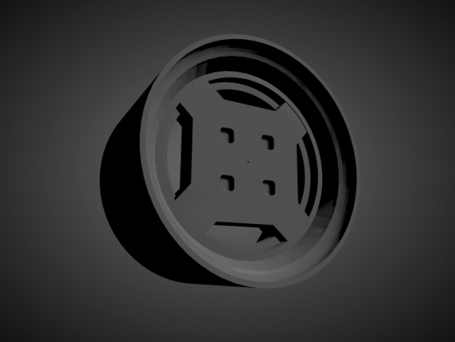 trd town scalable and 3d printable rim 3D प्रिंट मॉडल .c4d .max .obj .3ds .fbx .stl .blend 