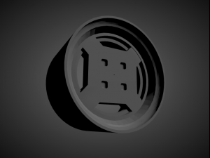 trd town scalable and 3d printable rim 3D Print Model