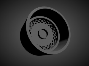 toyota oem scalable and 3d printable rim 3Dプリントモデル