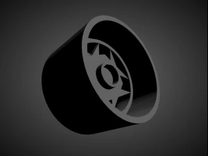 super star ss-07 scalable and 3d printable rim 3D Print Model