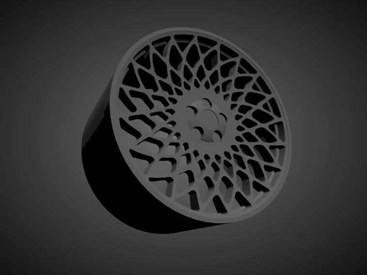 stuttgart stx scalable and 3d printable rim 3D Print Model .c4d .max .obj .3ds .fbx .stl .blend 