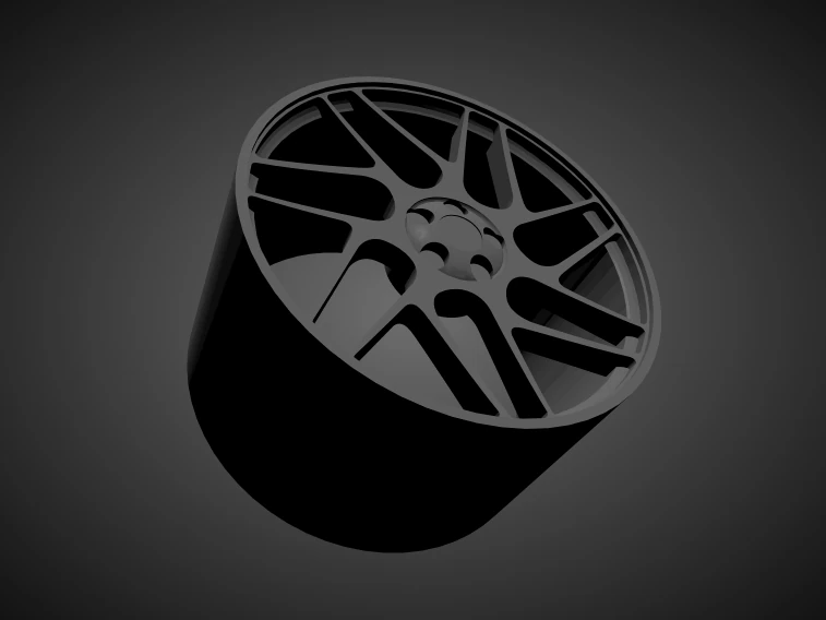 stuttgart st12 scalable and 3d printable rim 3D Print Model .c4d .max .obj .3ds .fbx .stl .blend 