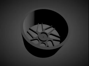 stuttgart st12 scalable and 3d printable rim 3D Print Model