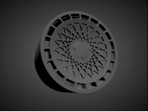 stuttgart st7 scalable and 3d printable rim Modèles 3D en vedette