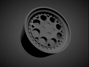 stuttgart st6 scalable and 3d printable rim 3D Print Model