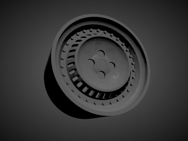 stuttgart st4 scalable and 3d printable rim 3D-printmodel .c4d .max .obj .3ds .fbx .stl .blend 