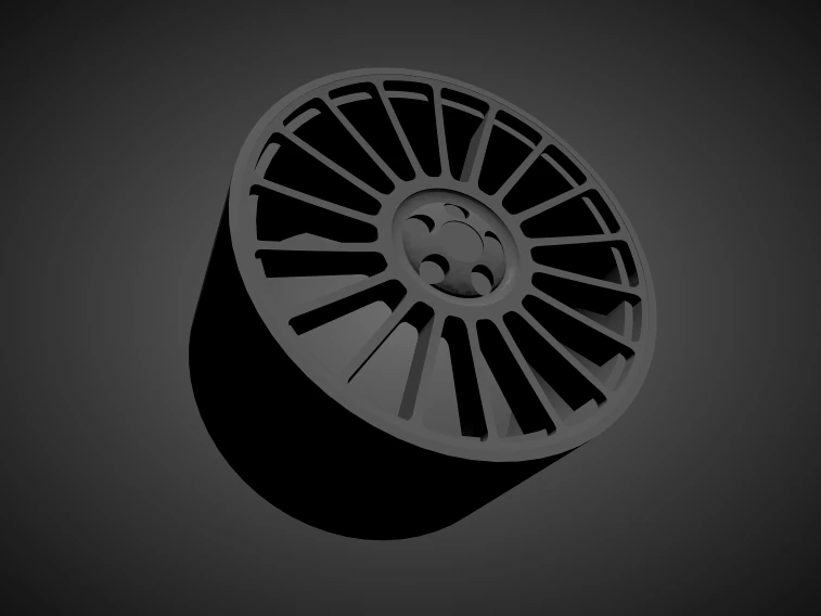 stuttgart st2 scalable and 3d printable rim 3D Print Model .c4d .max .obj .3ds .fbx .stl .blend 