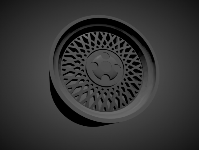 stuttgart st1 scalable and 3d printable rim 3D 打印模型 .c4d .max .obj .3ds .fbx .stl .blend 