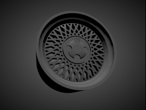 stuttgart st1 scalable and 3d printable rim Modèles 3D en vedette