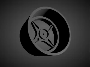 ssr type x scalable and 3d printable rim 3D Print Model