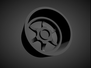 ssr type c scalable and 3d printable rim Modello di stampa 3D