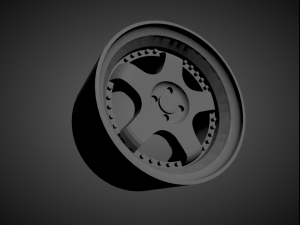 ssr professor sp1 scalable and 3d printable rim 3D Print Model