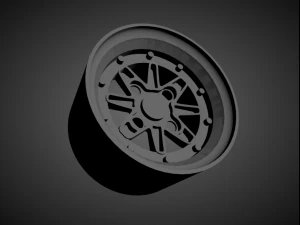 ssr mkiii scalable and 3d printable rim 3D Print Model