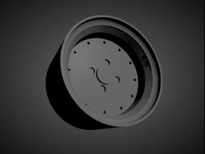 ssr mki scalable and 3d printable rim 3D Print Model