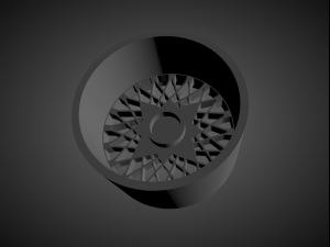 ssr formula mesh scalable and 3d printable rim 3D Принт Модель