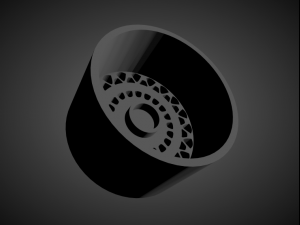 ssr formula aero mesh scalable and 3d printable rim 3D Принт Модель