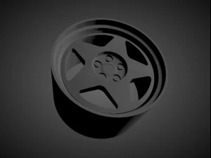 spoon sw388 scalable and 3d printable rim 3D Print Model