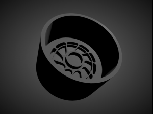 rotiform yvr scalable and 3d printable rim 3D-printmodel