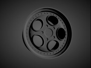 rotiform str scalable and 3d printable rim 3D Print Model