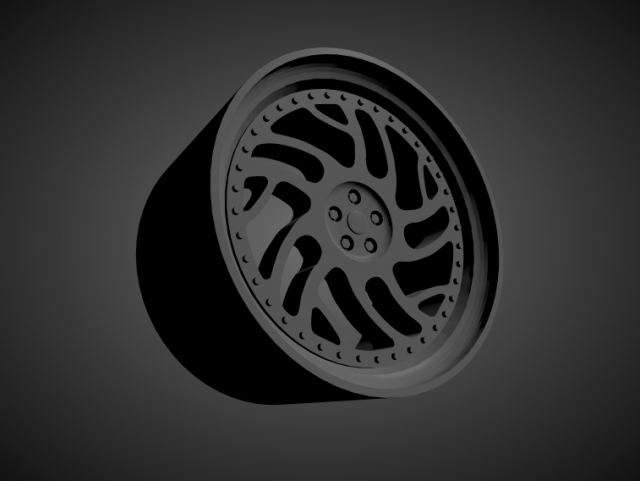 rotiform sea scalable and 3d printable rim 3D Print Model .c4d .max .obj .3ds .fbx .stl .blend 