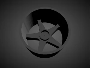 rotiform roc scalable and 3d printable rim 3D Print Model