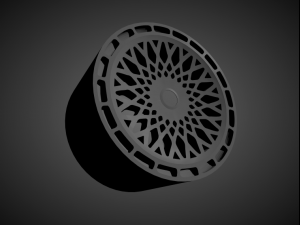 rotiform lhr m scalable and 3d printable rim Modelo de Impressão 3D