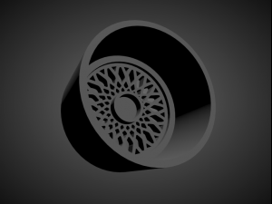 rotiform lhr m scalable and 3d printable rim 3D Принт Модель