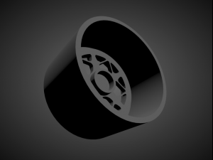 rotiform lgb scalable and 3d printable rim 3D Принт Модель