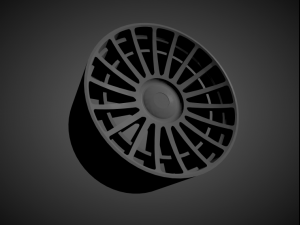 rotiform las r scalable and 3d printable rim Modelo de impresión 3D