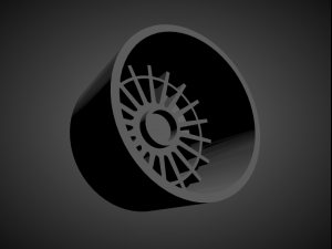 rotiform las r scalable and 3d printable rim Modèles 3D en vedette
