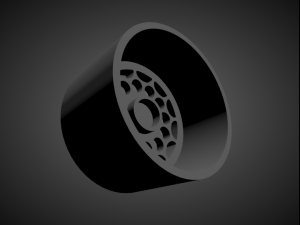 rotiform hvn scalable and 3d printable rim 3D 打印模型