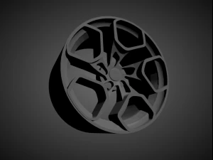 rotiform hur-t scalable and 3d printable rim 3D Print Model