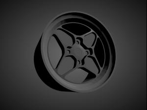 rotiform gtb scalable and 3d printable rim 3D Print Model