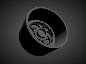 rotiform dsc scalable and 3d printable rim 3D Принт Модель