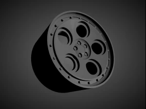 Rotiform dia &ouml;l&ccedil;eklenebilir ve 3 boyutlu yazdırılabilir jant 3D Baskı Modeli