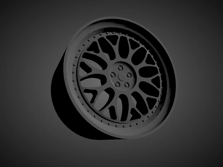 rotiform dab scalable and 3d printable rim 3D Print Model .c4d .max .obj .3ds .fbx .stl .blend 