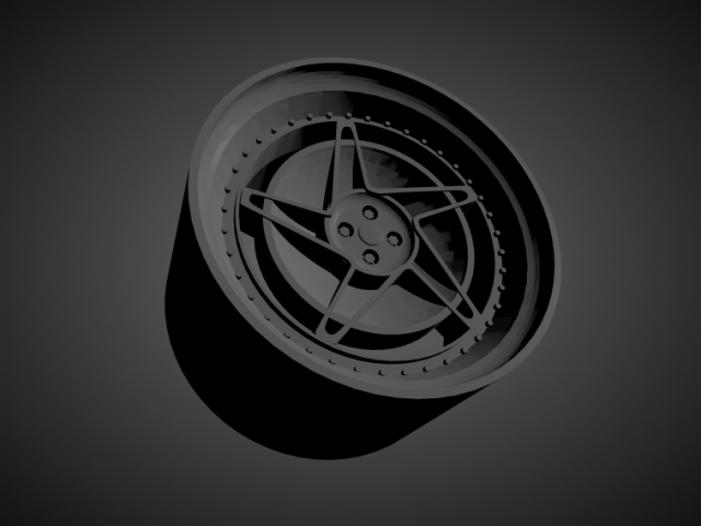 rotiform chd-t scalable and 3d printable rim 3D Print Model .c4d .max .obj .3ds .fbx .stl .blend 