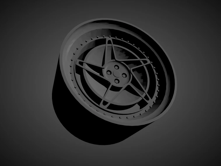 rotiform chd-t scalable and 3d printable rim 3D Print Model .c4d .max .obj .3ds .fbx .stl .blend 