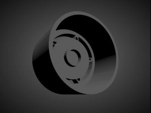 rotiform chd-t scalable and 3d printable rim 3D Print Model