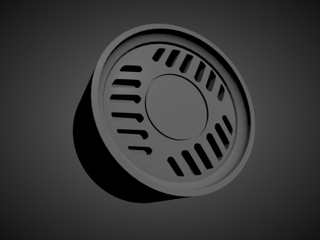ronal centra type 6 scalable and 3d printable rim 3D Принт Модель .c4d .max .obj .3ds .fbx .stl .blend 
