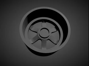 rays volk te37 scalable and 3d printable rim 3D Print Model