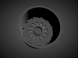 radi8 r8t12 scalable and 3d printable rim 3D Print Model