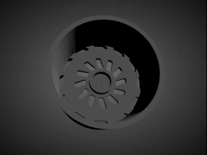 radi8 r8t12 scalable and 3d printable rim 3D Print Model