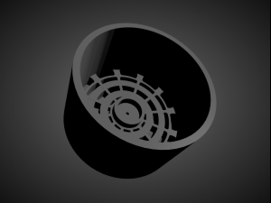 radi8 r8sd11 scalable and 3d printable rim Modelo de impresión 3D