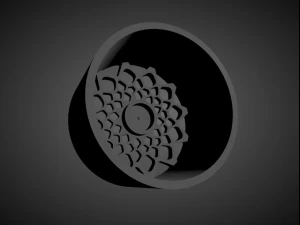 radi8 r8b12 scalable and 3d printable rim 3D Print Model
