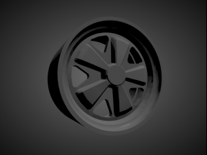 porsche fuchs scalable and 3d printable rim Modèles 3D en vedette