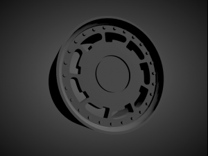 pirelli p-slot scalable and 3d printable rim 3D Print Model