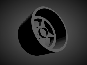 pasco-fame bilbo riverge 4h scalable and 3d printable rim 3D प्रिंट मॉडल