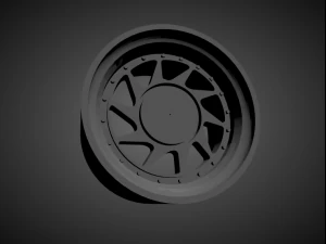 oz turbo scalable and 3d printable rim 3D Print Model